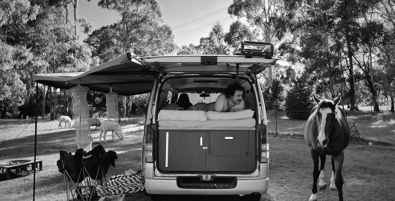Sharing camp with the locals